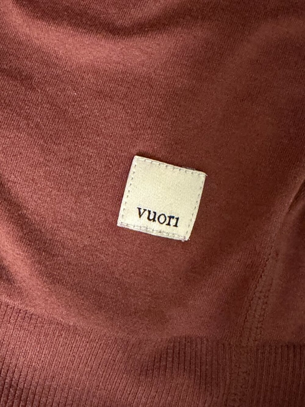 Vuori Halo Daydream Jersey Knit Top Shirt Womens Mauve XL - Picture 6 of 7
